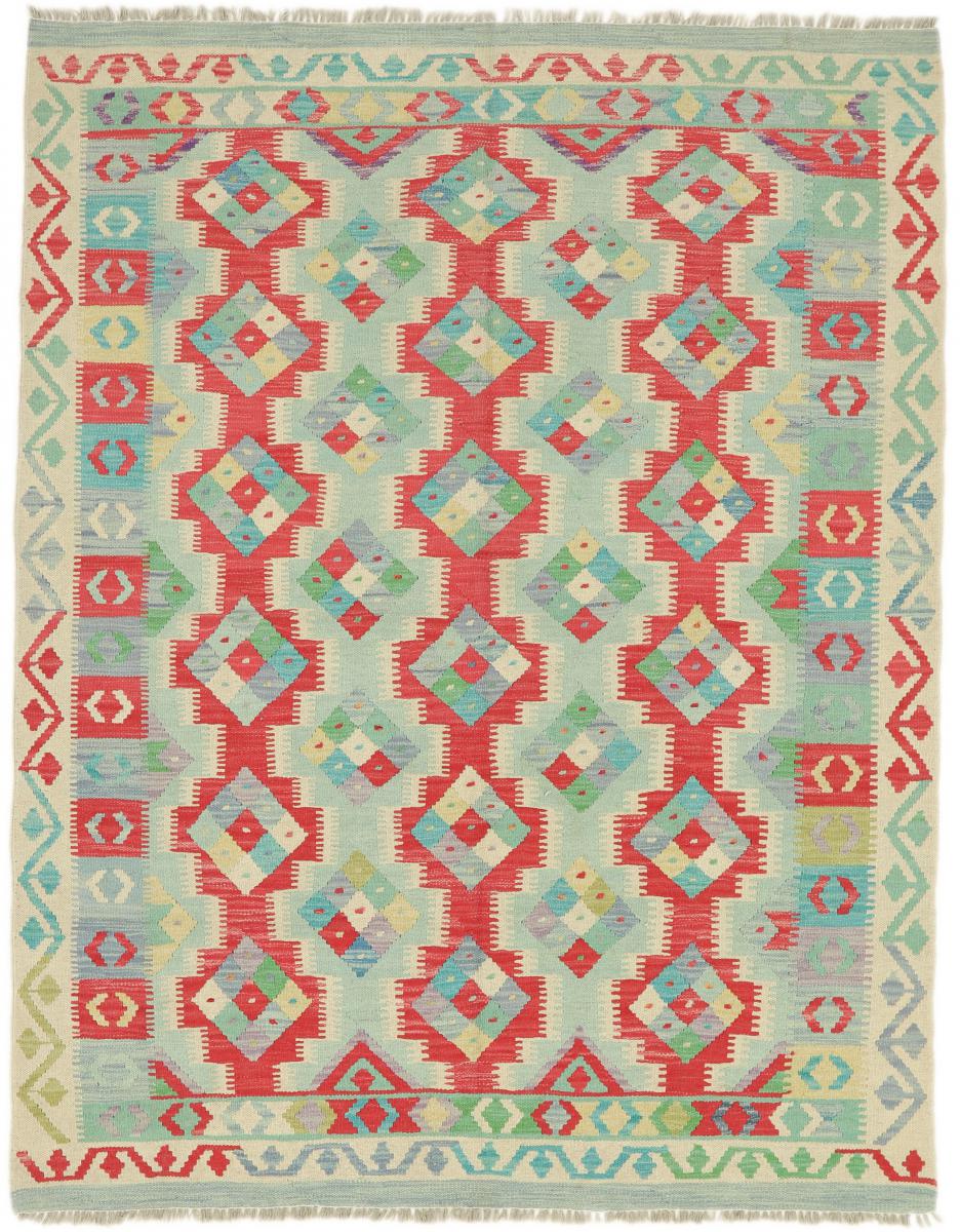 Afghan rug Kilim Afghan Heritage 6'6"x5'1" 6'6"x5'1", Persian Rug Woven by hand