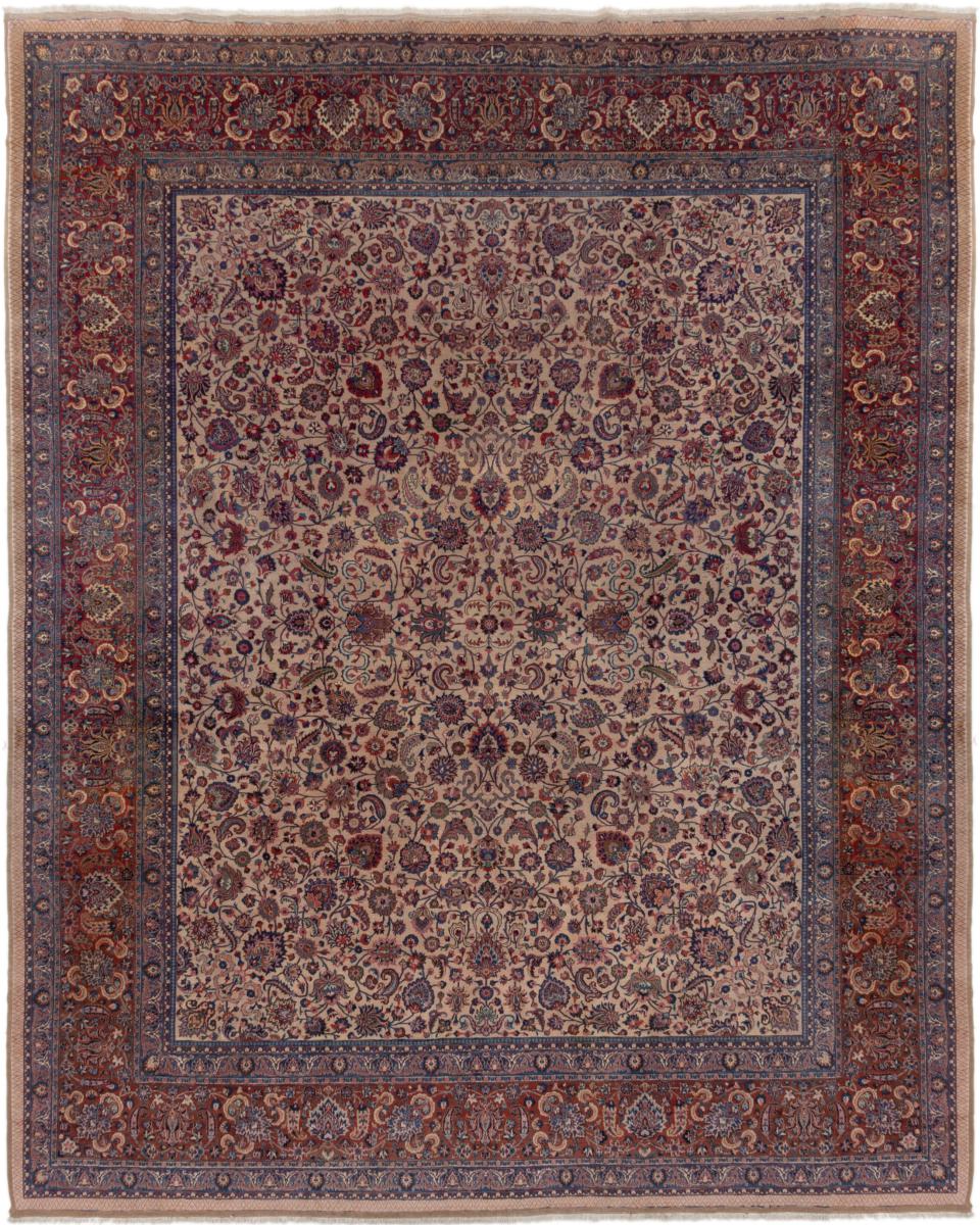 Tappeto persiano Mashhad Saber Antico 430x345 430x345, Tappeto persiano Annodato a mano