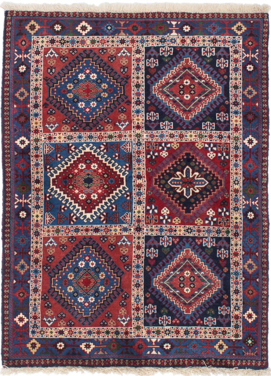 Persialainen matto Yalameh 4'8"x3'4" 4'8"x3'4", Persialainen matto Solmittu käsin