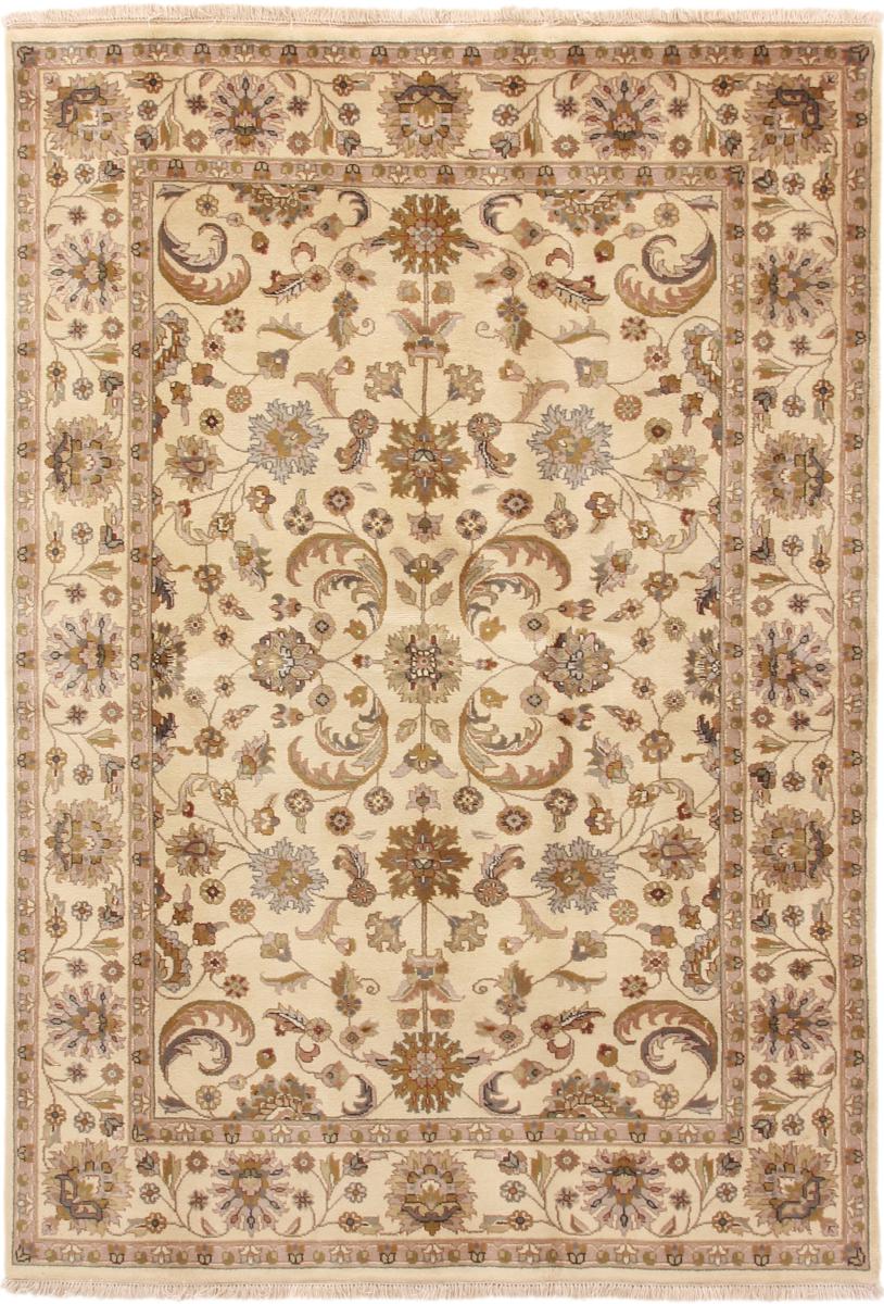 Indo rug Indo Tabriz 7'7"x5'3" 7'7"x5'3", Persian Rug Knotted by hand