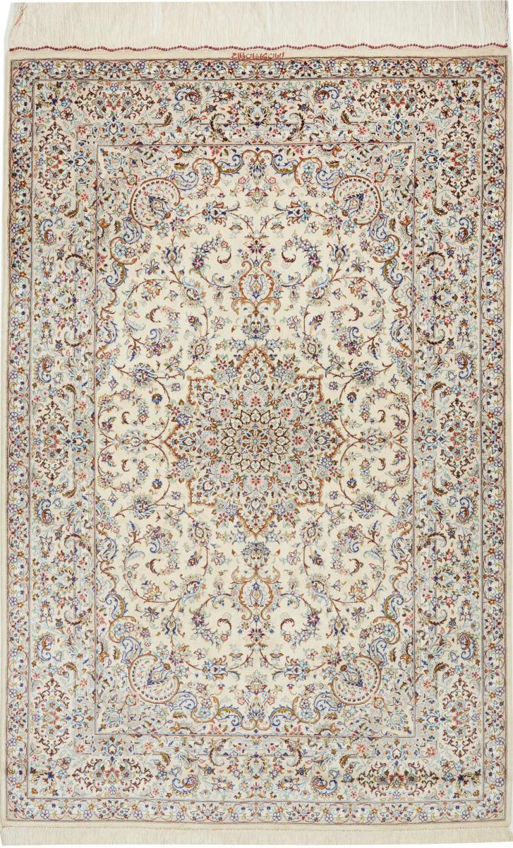 Perzsa szőnyeg Ghom Selyem 151x100 151x100, Perzsa szőnyeg Kézzel csomózva