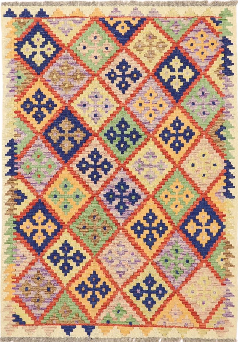 Afghanischer Teppich Kelim Afghan 148x103 148x103, Perserteppich Handgewebt