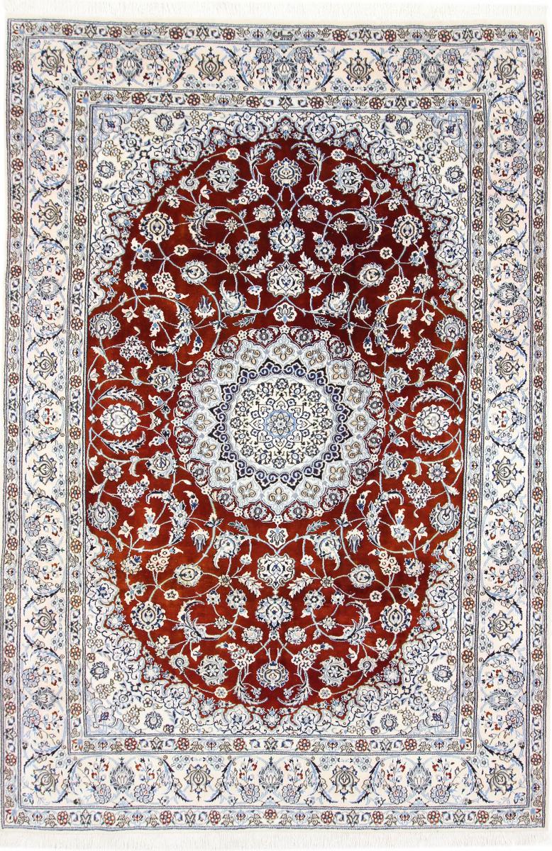 Tapis persan Naïn 9La 295x200 295x200, Tapis persan Noué à la main