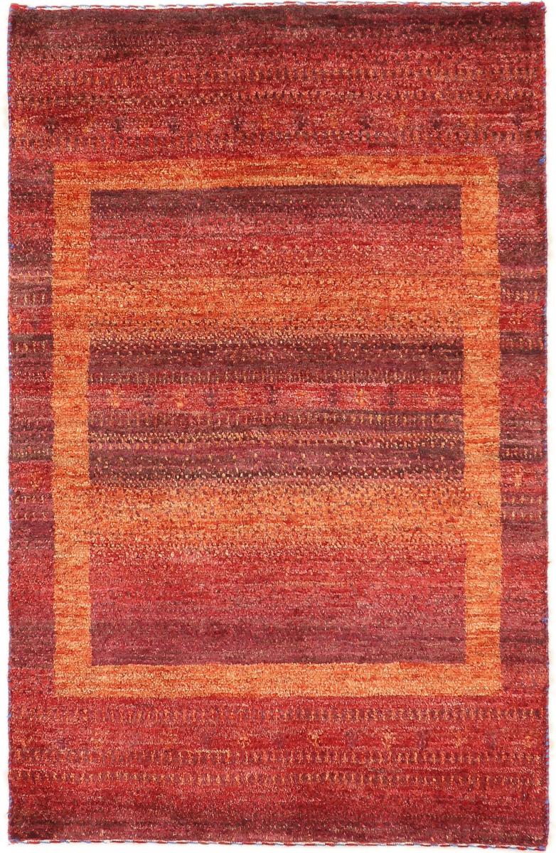 Persian Rug Persian Gabbeh Loribaft Nature 3'3"x2'1" 3'3"x2'1", Persian Rug Knotted by hand