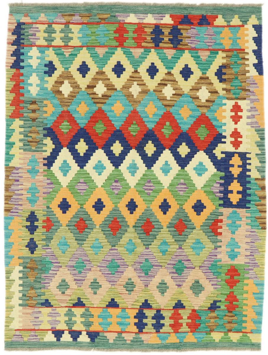 Afghan rug Kilim Afghan 5'9"x4'4" 5'9"x4'4", Persian Rug Woven by hand