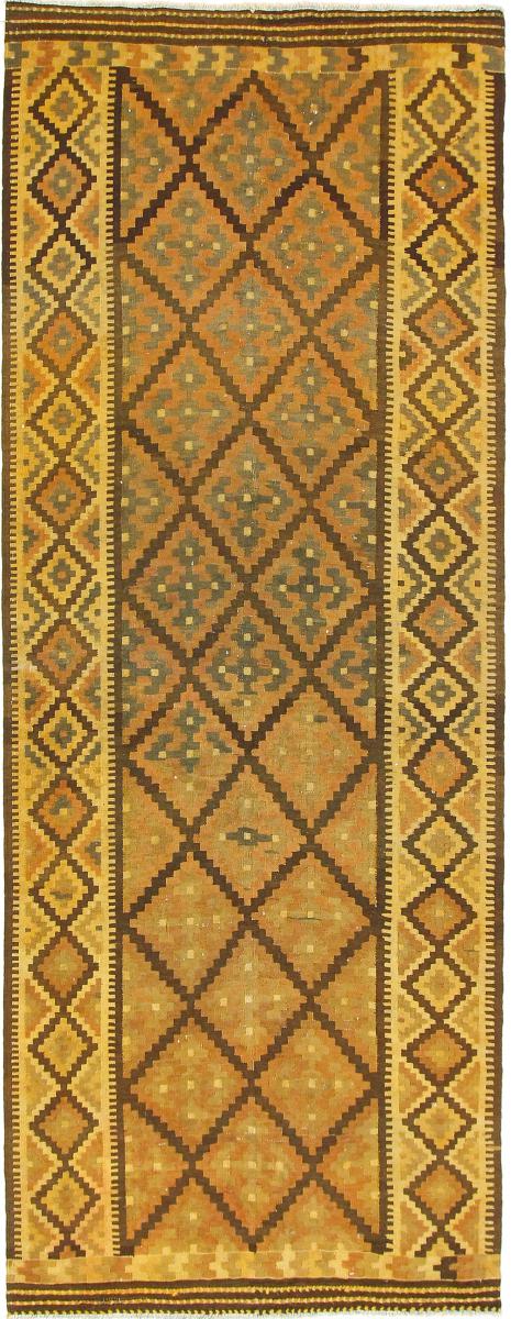 Persian Rug Kilim Fars Azerbaijan Antique 11'3"x4'4" 11'3"x4'4", Persian Rug Woven by hand