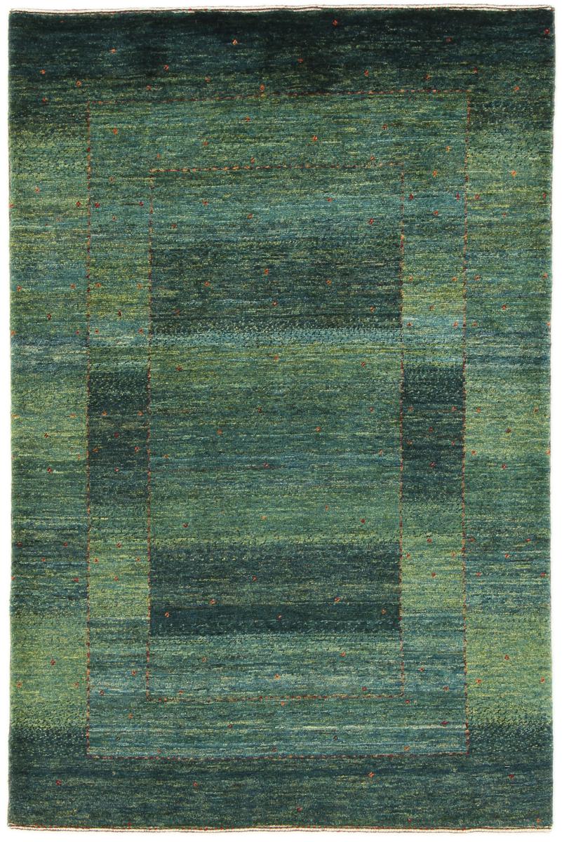 Tapis persan Persan Gabbeh Loribaft Atash 146x97 146x97, Tapis persan Noué à la main