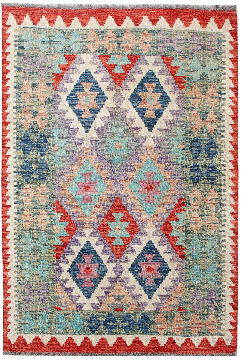 Alfombra afgana Kilim Afghan 150x100 150x100, Alfombra persa Tejido a mano