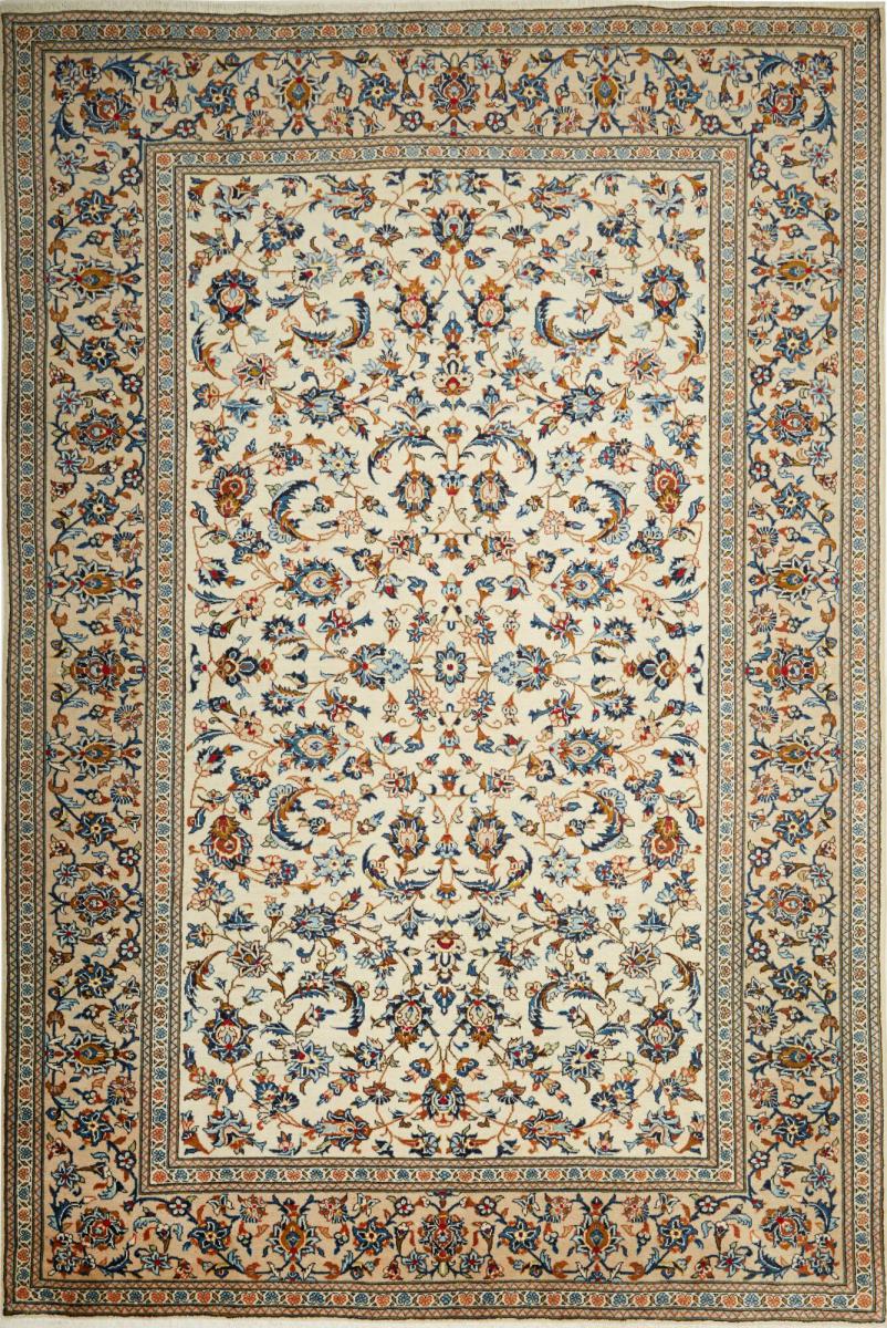 Persian Rug Keshan 9'10"x6'8" 9'10"x6'8", Persian Rug Knotted by hand