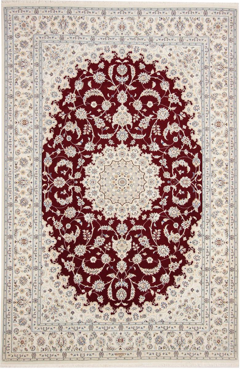 Tapis persan Naïn 9La Signé 302x201 302x201, Tapis persan Noué à la main