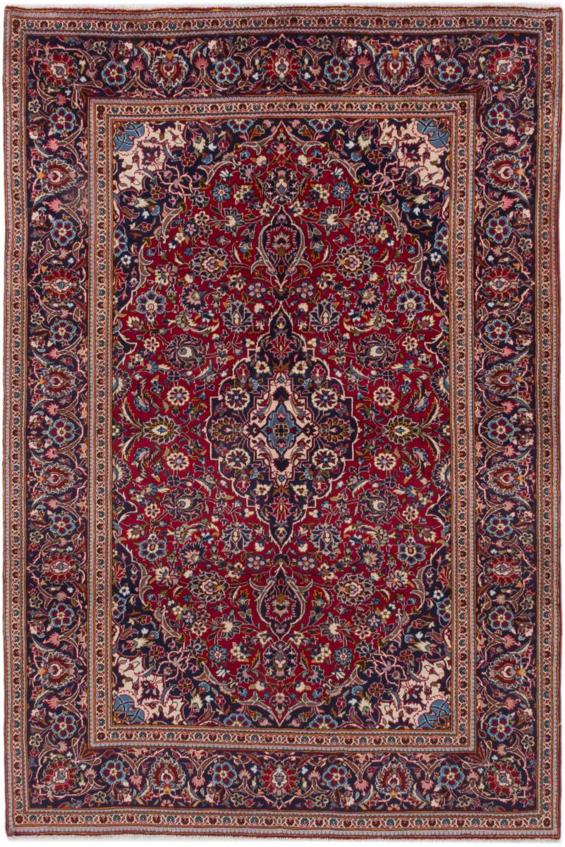 Persian Rug Keshan 9'8"x6'6" 9'8"x6'6", Persian Rug Knotted by hand