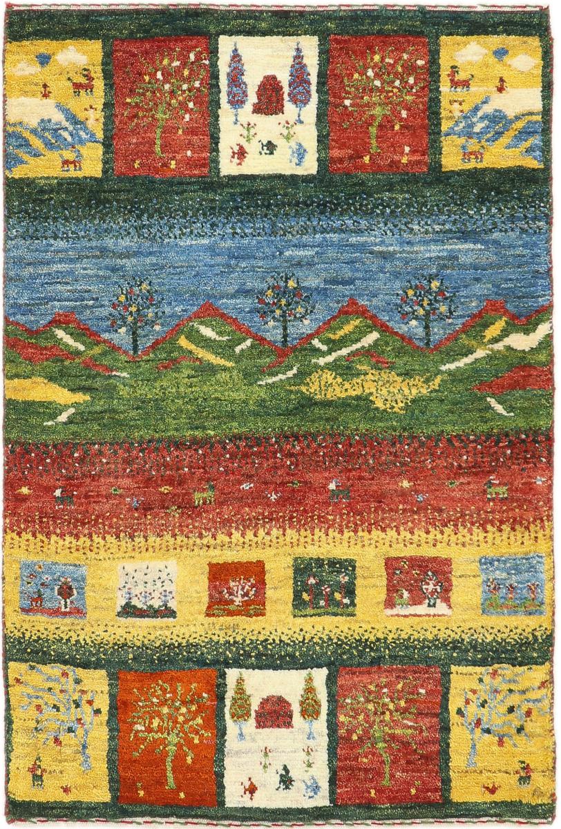  ペルシャ絨毯 ペルシャ ギャッベ ペルシャ ロリbaft Nature 91x62 91x62,  ペルシャ絨毯 手織り