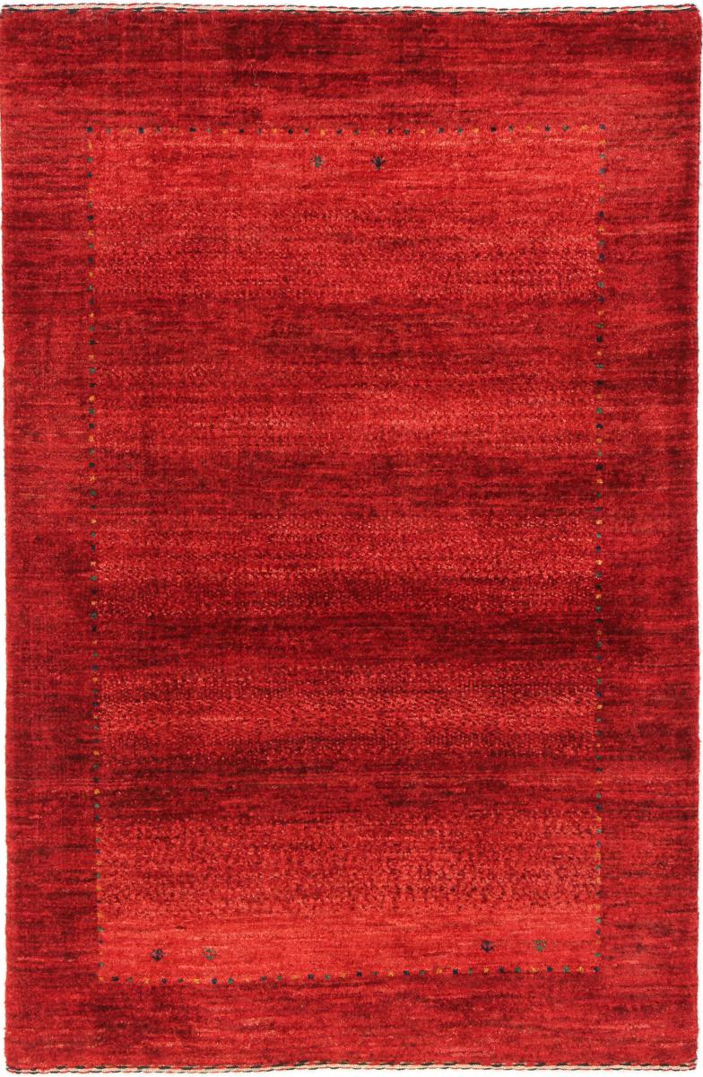 Tapis persan Persan Gabbeh Loribaft Atash 124x81 124x81, Tapis persan Noué à la main