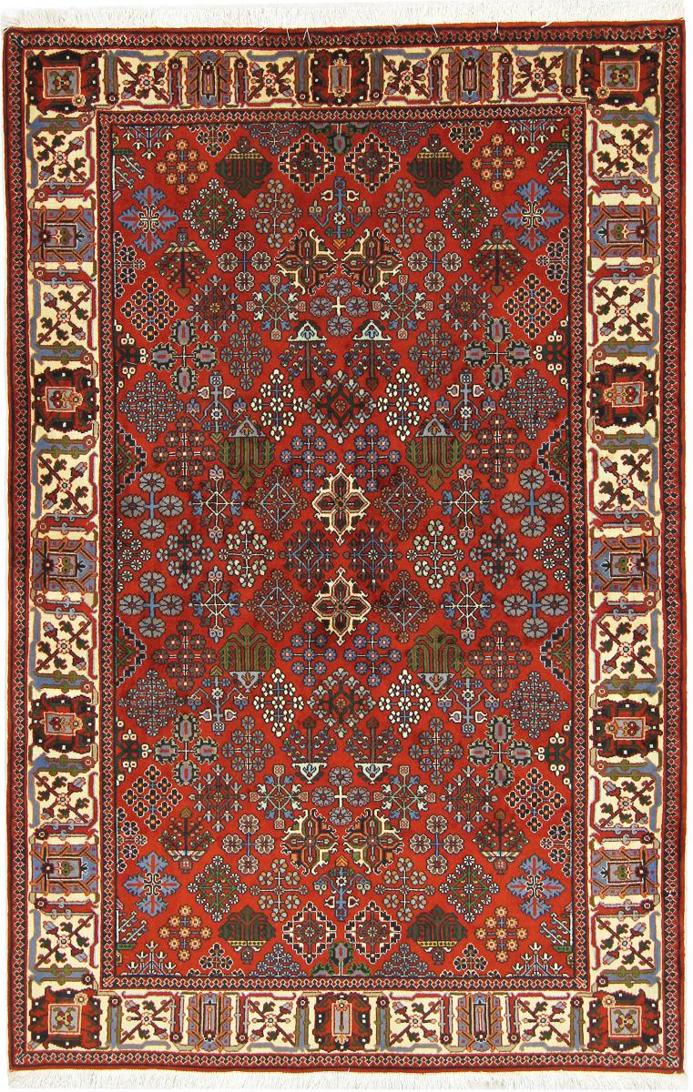 Persian Rug Meymeh 6'8"x4'4" 6'8"x4'4", Persian Rug Knotted by hand