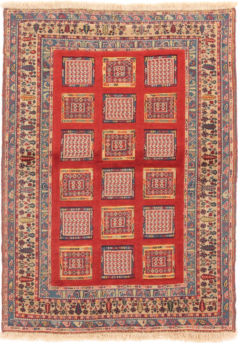  ペルシャ絨毯 キリム Soozani Nimbaft 147x106 147x106,  ペルシャ絨毯 手織り