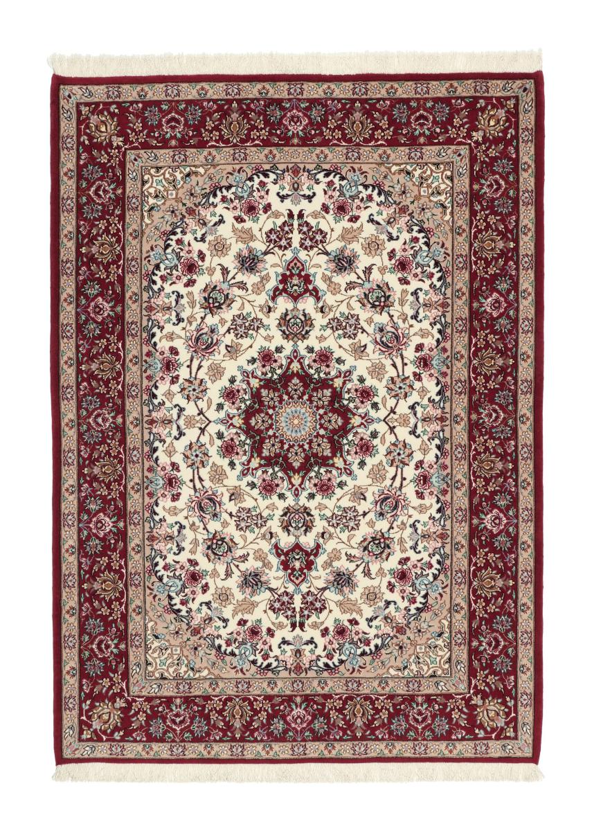 Tapis persan Ispahan Chaîne de Soie 167x109 167x109, Tapis persan Noué à la main