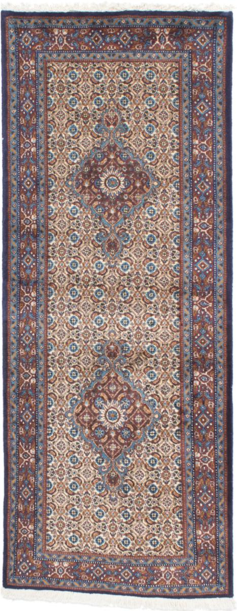 Persian Rug Moud 6'4"x2'6" 6'4"x2'6", Persian Rug Knotted by hand