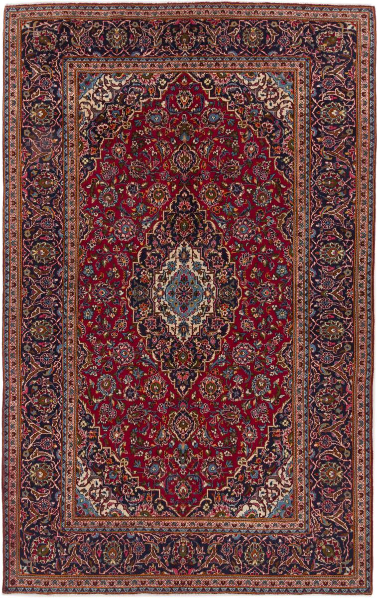 Persian Rug Keshan 10'3"x6'5" 10'3"x6'5", Persian Rug Knotted by hand
