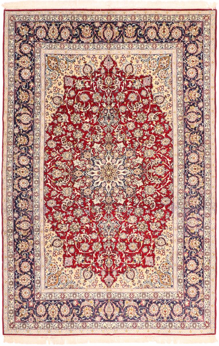 Persialainen matto Isfahan Silkkiloimi 299x201 299x201, Persialainen matto Solmittu käsin