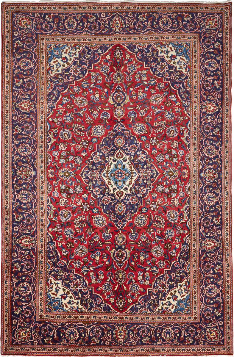 Περσικό χαλί Keshan Ardekan 9'10"x6'6" 9'10"x6'6", Περσικό χαλί Οι κόμποι έγιναν με το χέρι