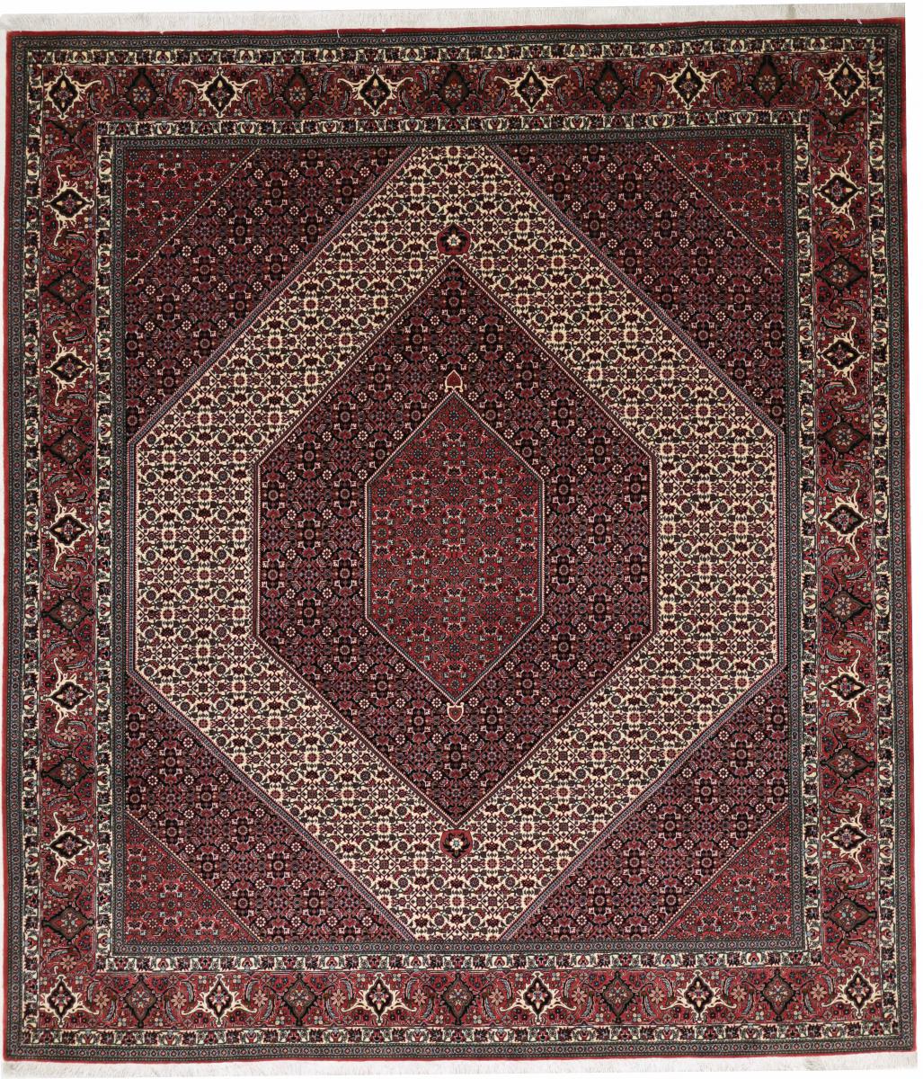 Persian Rug Bidjar Tekab 9'7"x8'5" 9'7"x8'5", Persian Rug Knotted by hand