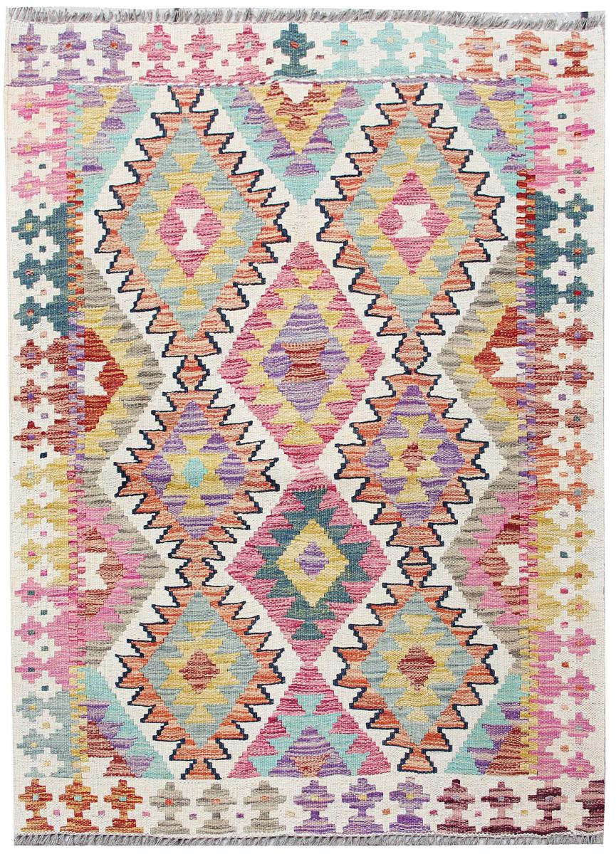 Afghaans tapijt Kilim Afghan 137x99 137x99, Perzisch tapijt Handgeweven