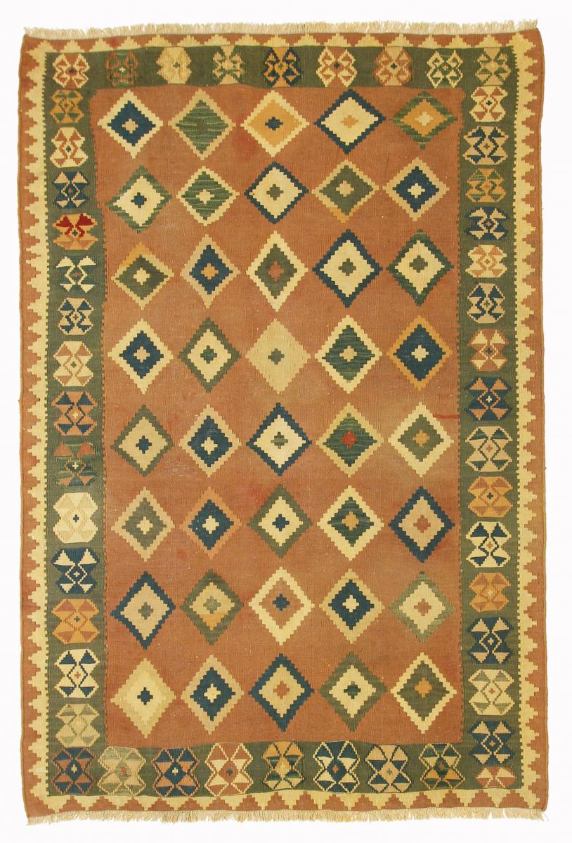 Perzisch tapijt Kilim Fars Old Style 6'11"x4'7" 6'11"x4'7", Perzisch tapijt Handgeweven