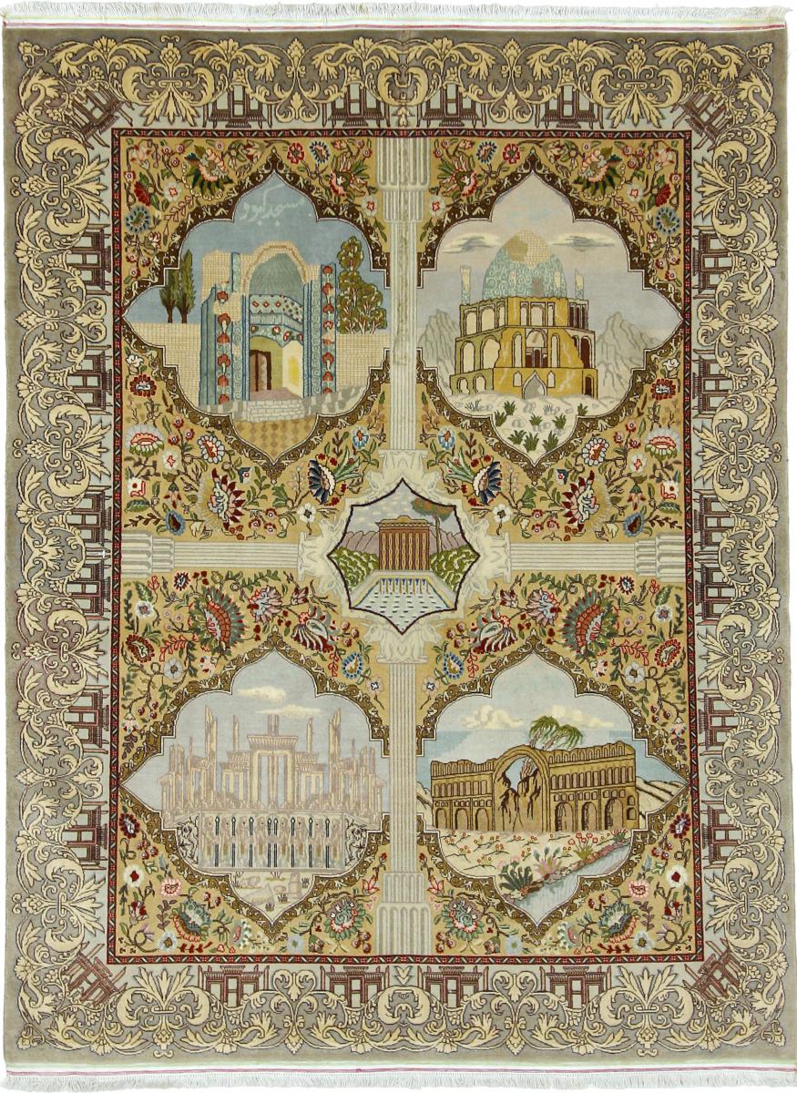 Persialainen matto Tabriz 201x151 201x151, Persialainen matto Solmittu käsin