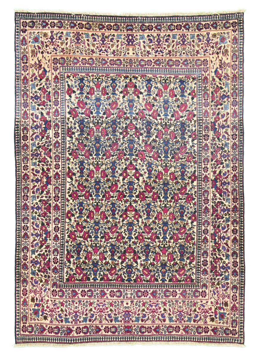 Persian Rug Afshar Antique 7'3"x5'1" 7'3"x5'1", Persian Rug Knotted by hand