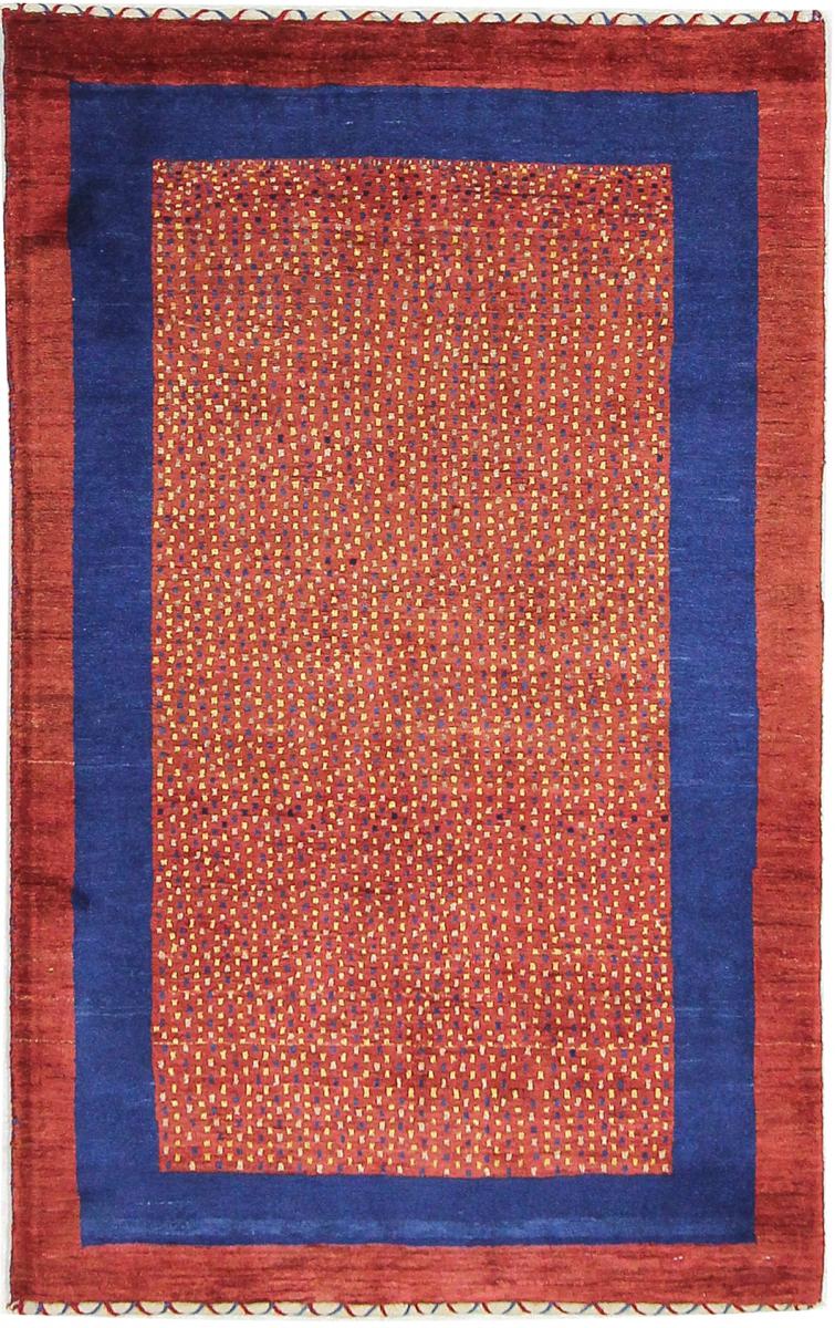 Persian Rug Persian Gabbeh Loribaft 4'3"x2'8" 4'3"x2'8", Persian Rug Knotted by hand