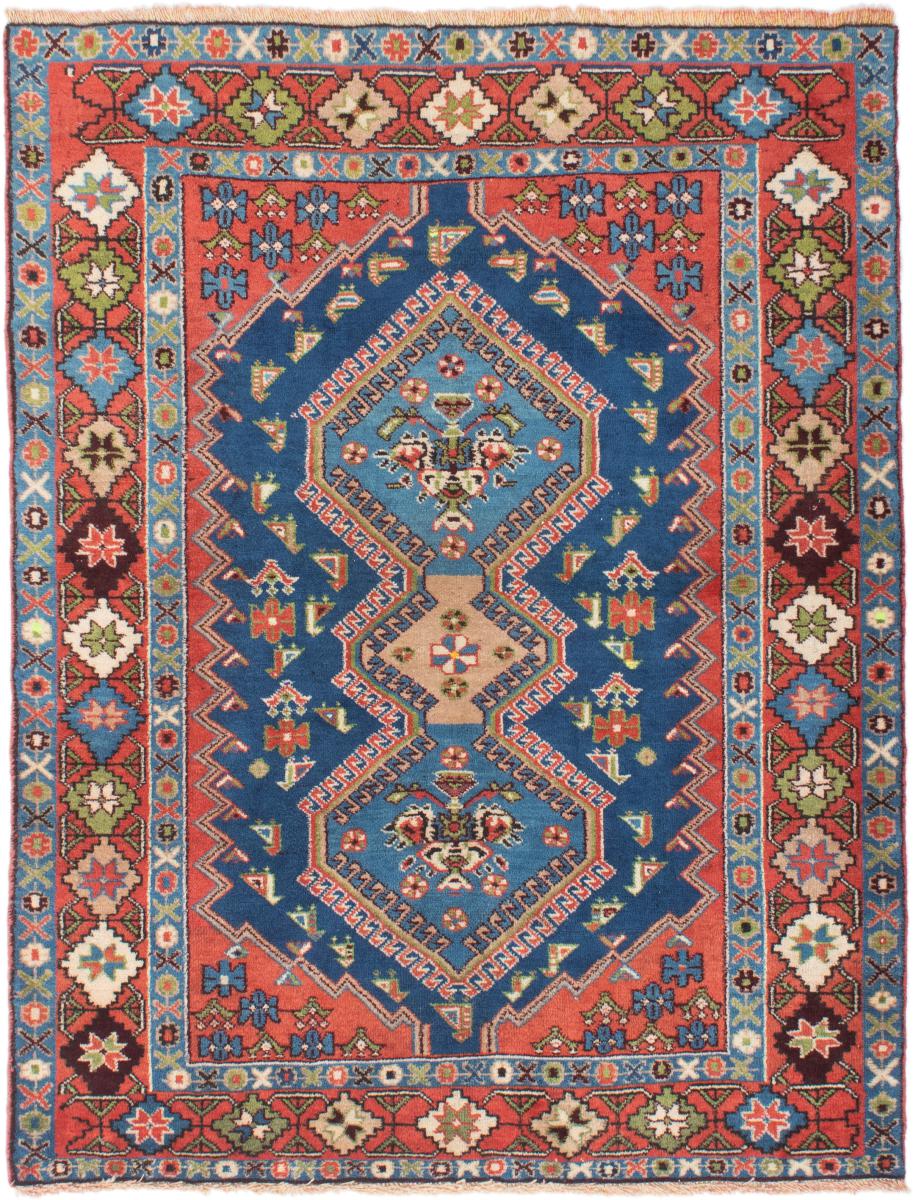 Persian Rug Shahrbabak 4'6"x3'5" 4'6"x3'5", Persian Rug Knotted by hand