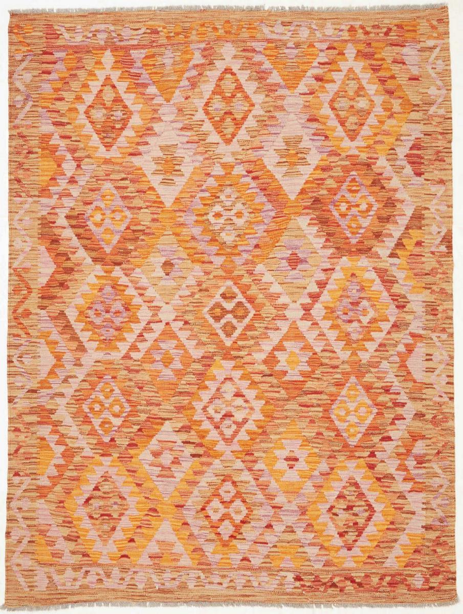 Afghan rug Kilim Afghan 202x151 202x151, Persian Rug Woven by hand