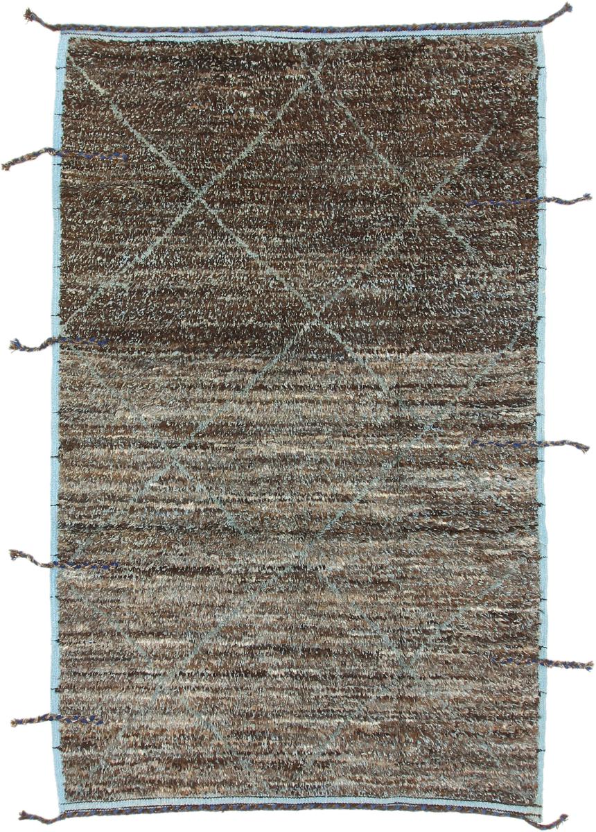 Pakistani rug Berber Maroccan Design 8'3"x5'2" 8'3"x5'2", Persian Rug Knotted by hand