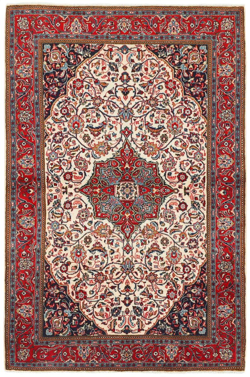Indo rug Sarouk 197x131 197x131, Persian Rug Knotted by hand