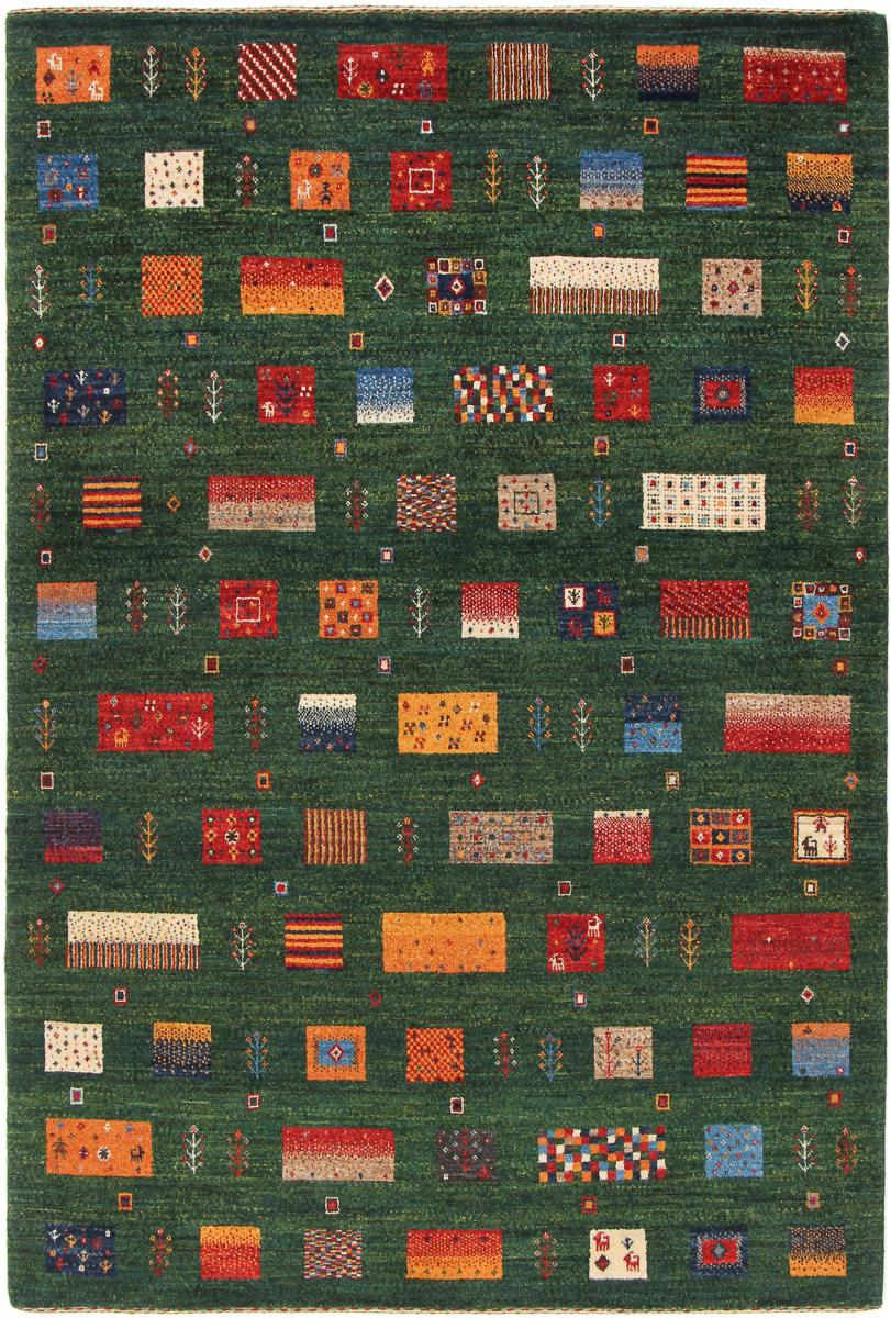 Perzisch tapijt Perzisch Gabbeh Loribaft Nowbaft 6'6"x4'4" 6'6"x4'4", Perzisch tapijt Handgeknoopte