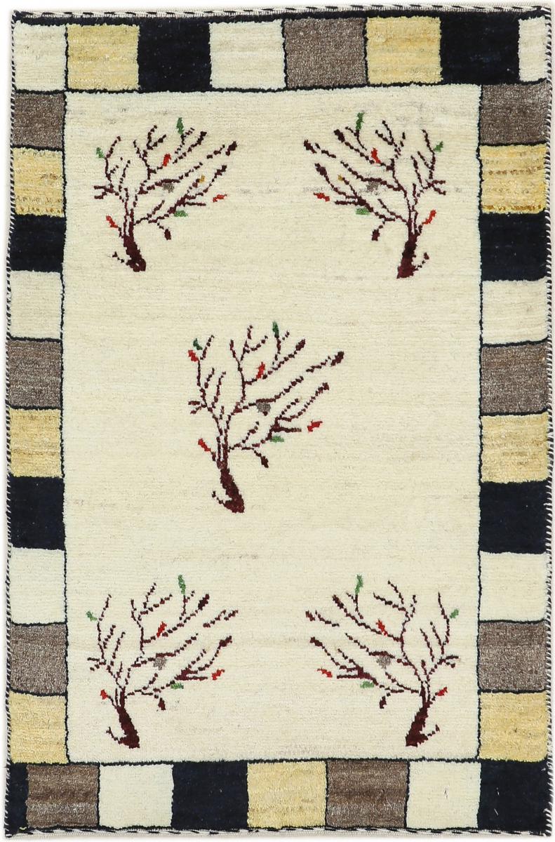 Persian Rug Persian Gabbeh Loribaft Nature 2'11"x2'0" 2'11"x2'0", Persian Rug Knotted by hand