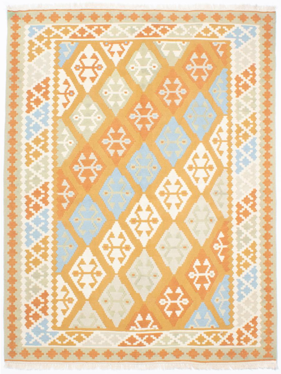  ペルシャ絨毯 キリム Fars 198x149 198x149,  ペルシャ絨毯 手織り