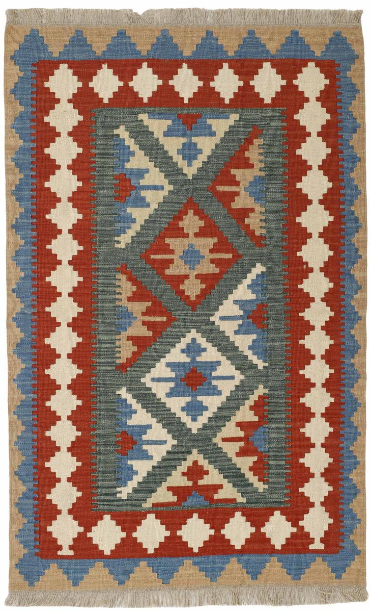 Tappeto persiano Kilim Fars 158x102 158x102, Tappeto persiano Tessuto a mano