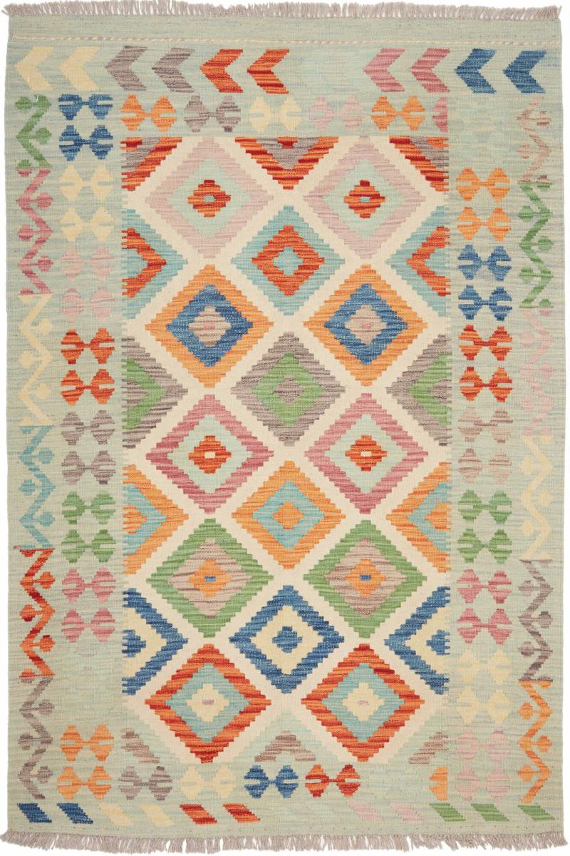 Tapete afegão Kilim Afegão 172x131 172x131, Tapete persa Tecido à mão