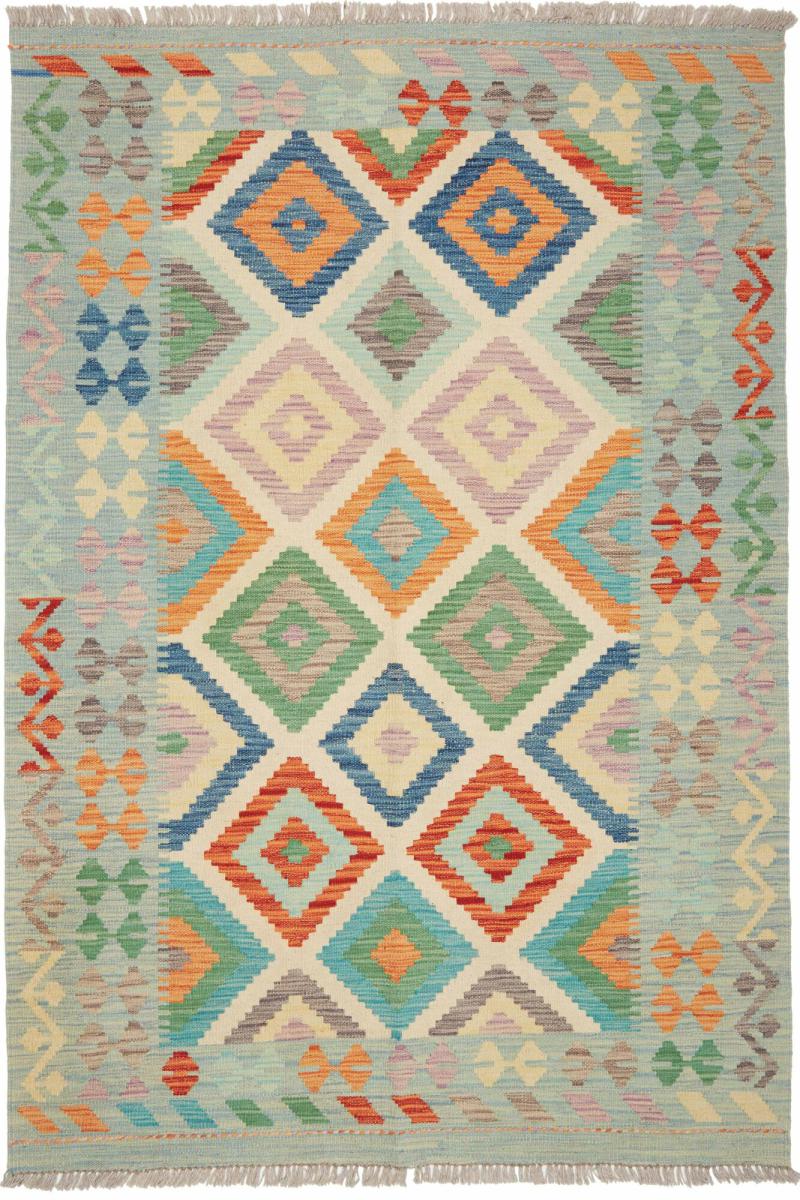 Afghanischer Teppich Kelim Afghan 185x119 185x119, Perserteppich Handgewebt