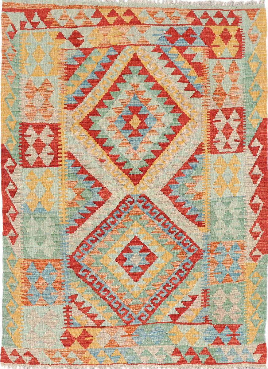 Afghanischer Teppich Kelim Afghan Heritage 144x107 144x107, Perserteppich Handgewebt