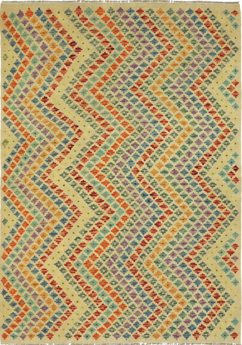 Afghaans tapijt Kilim Afghan Maimana 6'8"x5'3" 6'8"x5'3", Perzisch tapijt Handgeweven