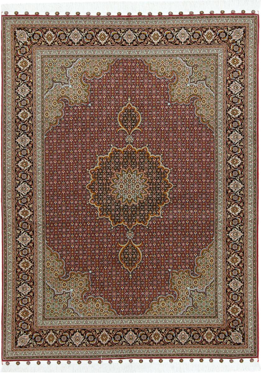 Persian Rug Tabriz 6'10"x5'1" 6'10"x5'1", Persian Rug Knotted by hand