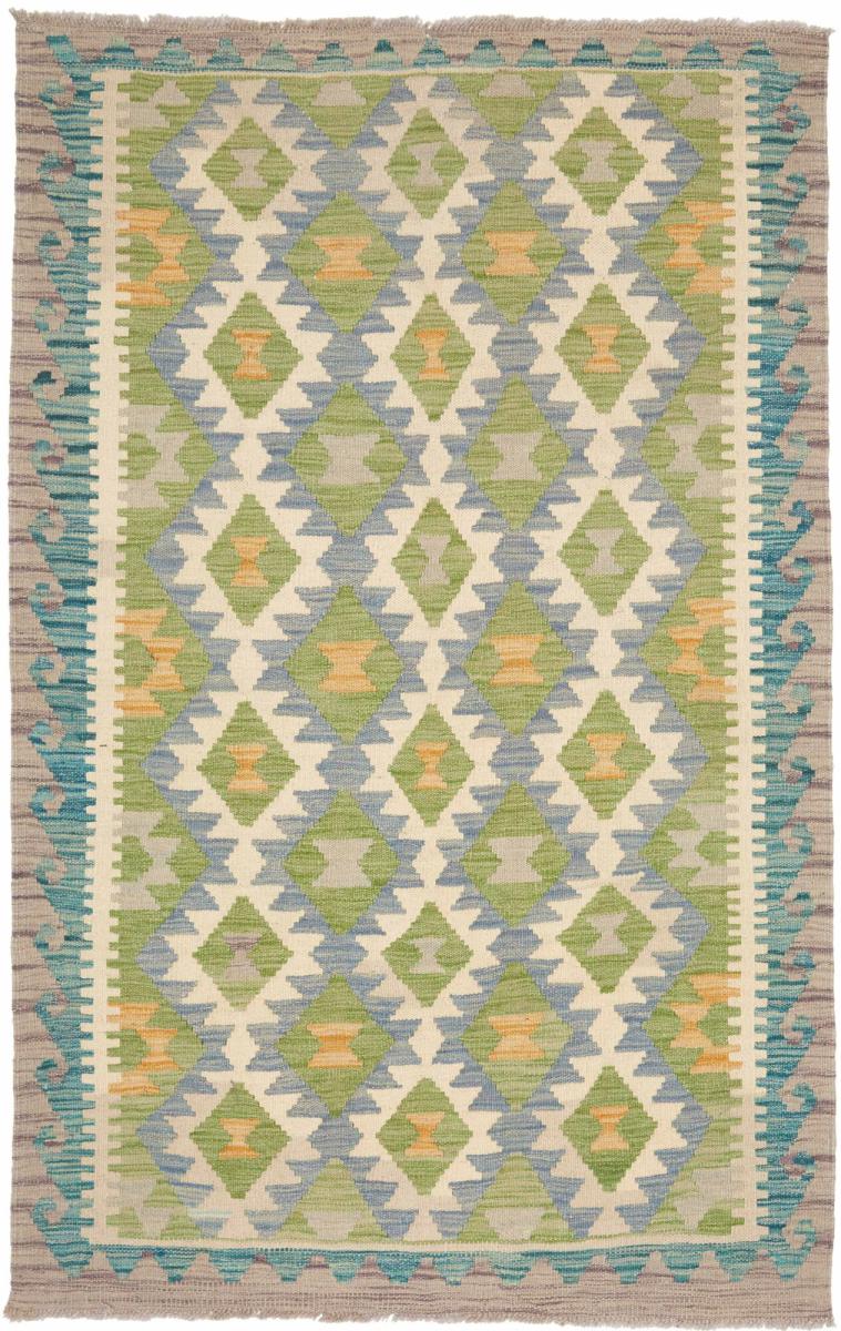 Afghanischer Teppich Kelim Afghan 158x100 158x100, Perserteppich Handgewebt