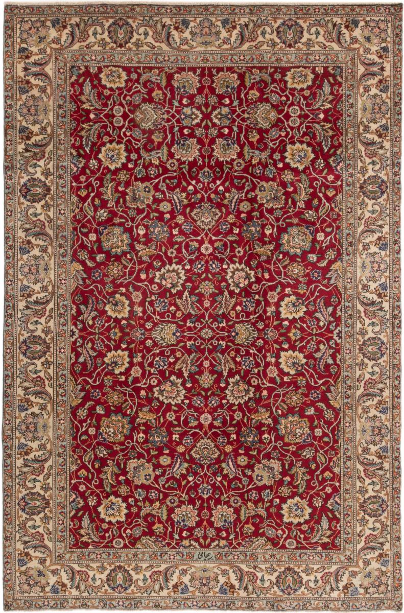 Persian Rug Tabriz 286x191 286x191, Persian Rug Knotted by hand