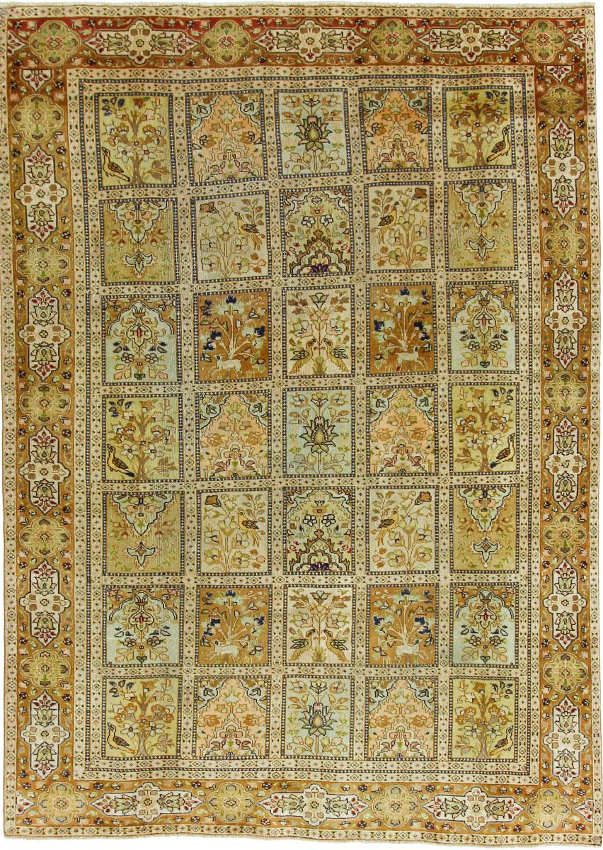 Persisk matta Tabriz 254x181 254x181, Persisk matta Knuten för hand