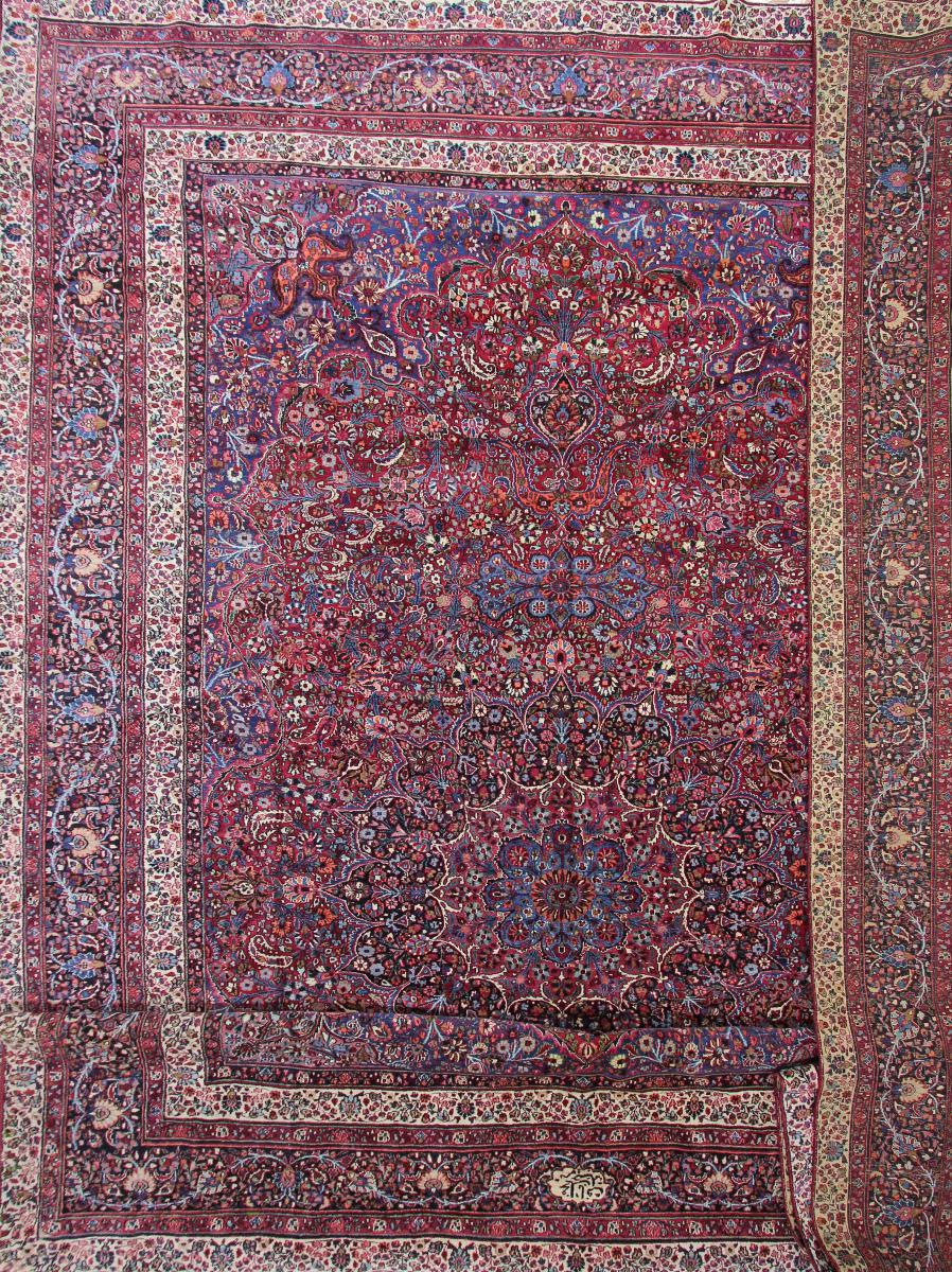  ペルシャ絨毯 Mahvelat アンティーク 568x345 568x345,  ペルシャ絨毯 手織り