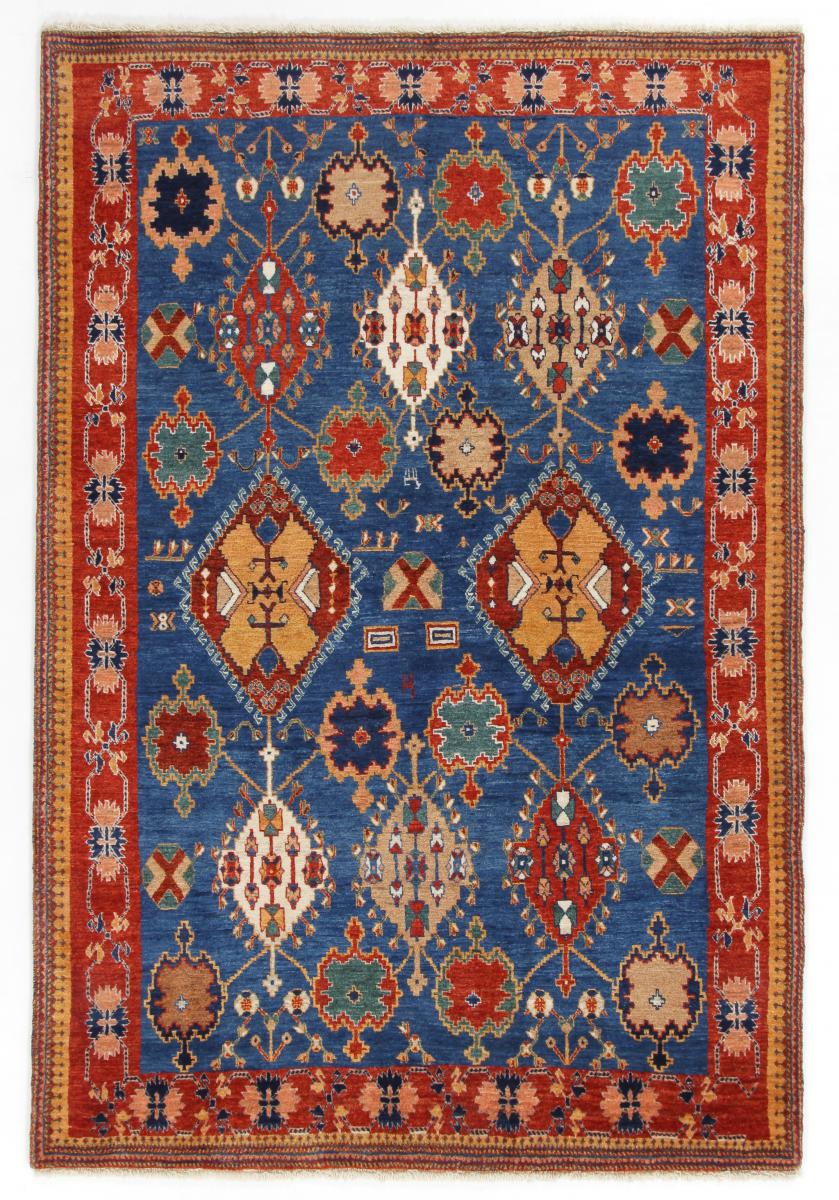 Persian Rug Persian Gabbeh Loribaft 6'10"x4'8" 6'10"x4'8", Persian Rug Knotted by hand