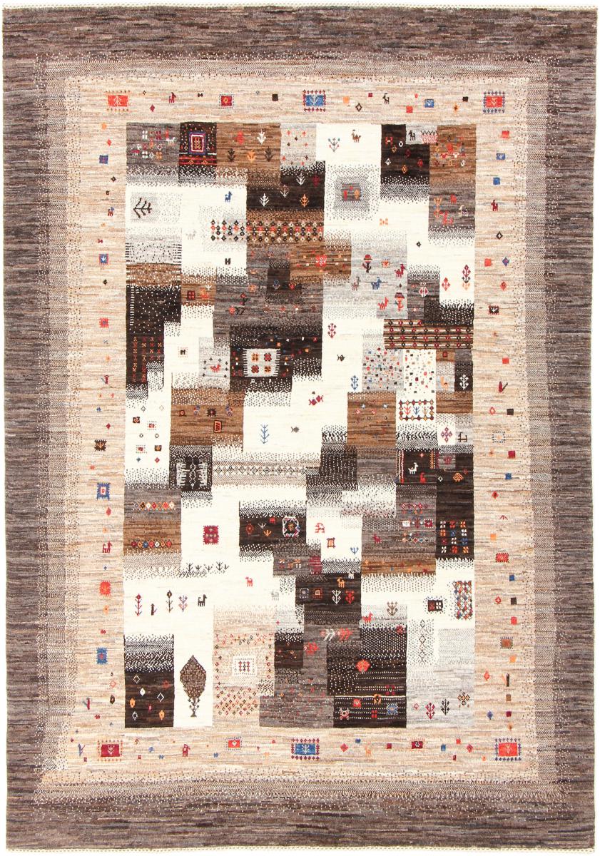 Persialainen matto Persia Gabbeh Loribaft Nowbaft 6'9"x4'9" 6'9"x4'9", Persialainen matto Solmittu käsin