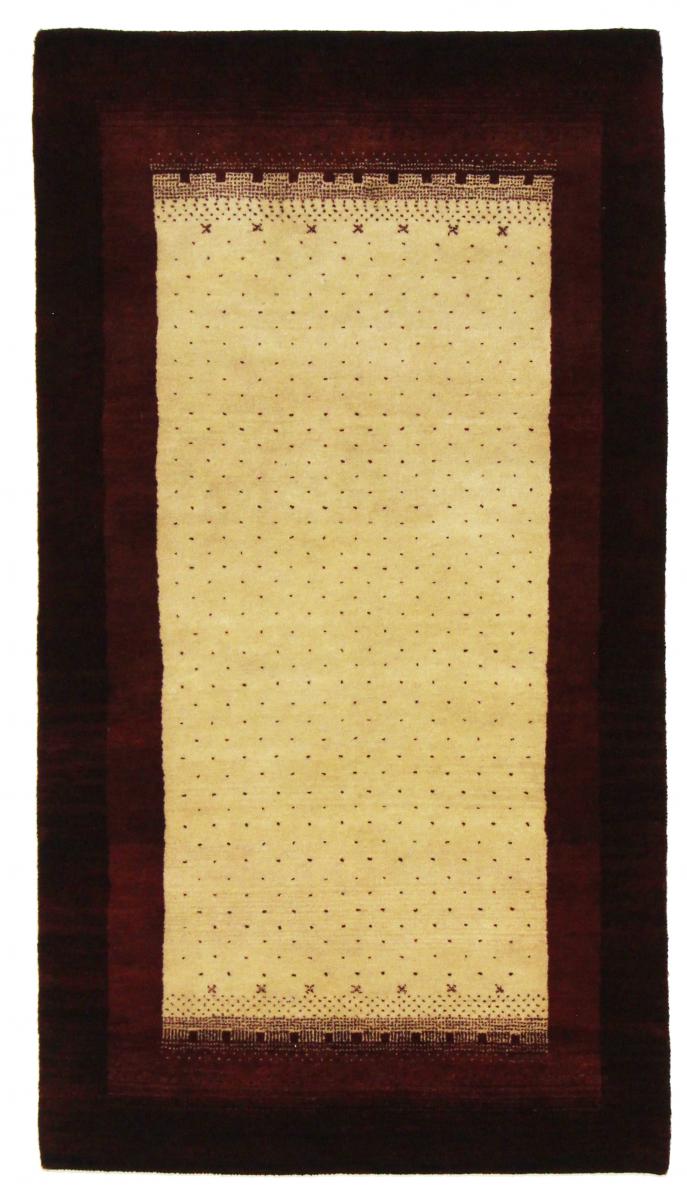 Indo rug Gabbeh Loribaft 5'5"x3'0" 5'5"x3'0", Persian Rug Knotted by hand